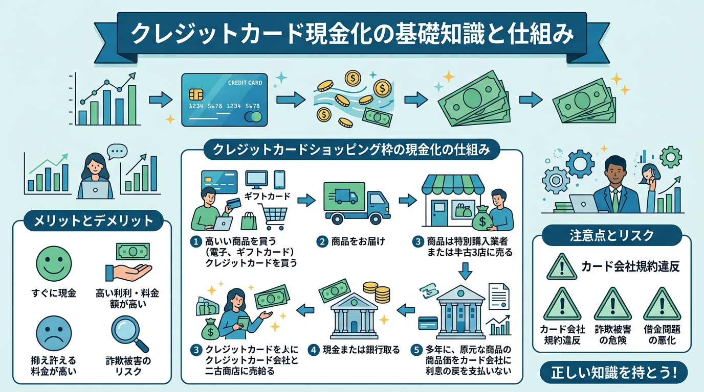 クレジットカード現金化の基礎知識と仕組み